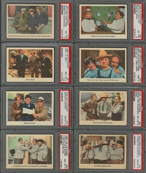 1959 Fleer "Three Stooges" PSA-Graded Collection (26 Different)